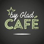 ByGladCafe-logo fond noir